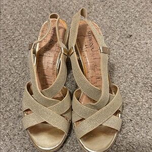 Merona Shimmering Gold Women's Sandals